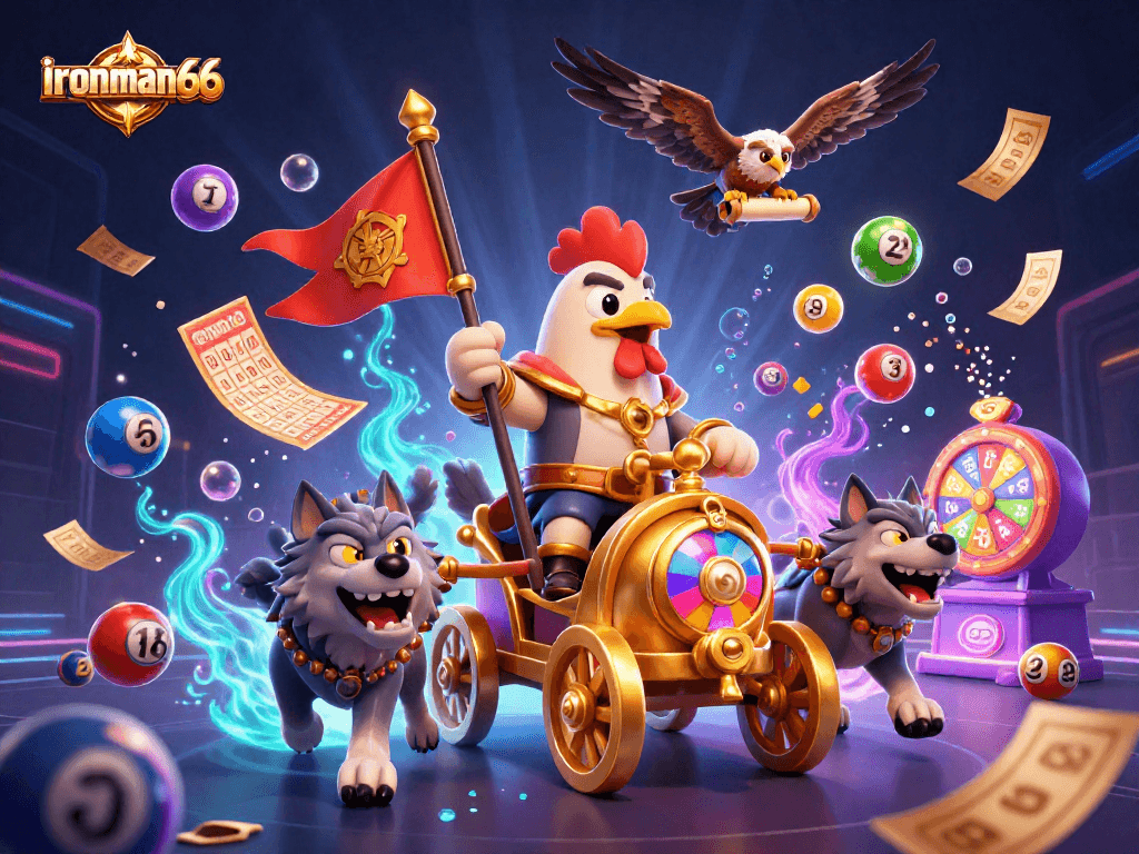 Join the action with ironman66, featuring dwarf warlords in a vibrant casino scene!