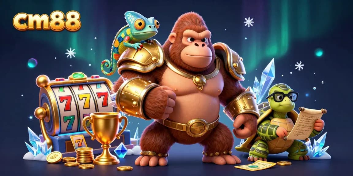 Engage in thrilling adventures at cm88 as the gorilla king and allies take on the casino world