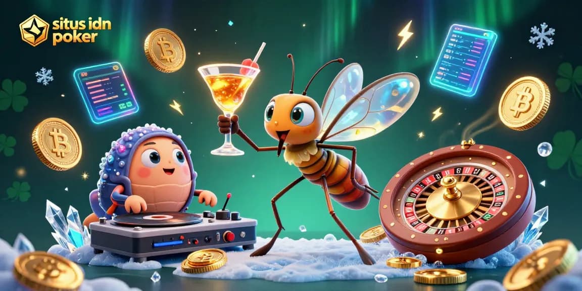Situs idn poker menampilkan kasino dengan juru bicara yang menarik dan elemen permainan menarik.