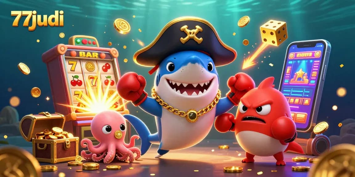 Experience thrilling moments with 77judi through our exciting casino characters and gaming elements.