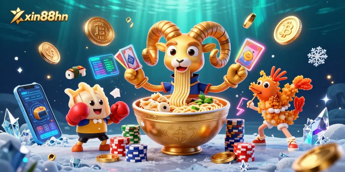 Experience thrilling gameplay with xin88hn's engaging casino scene featuring unique characters and vibrant action.