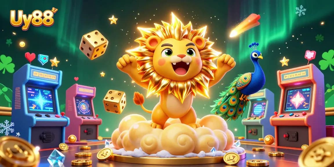 Experience the excitement of Uy88's vibrant gambling universe capturing the thrill of casino gaming.