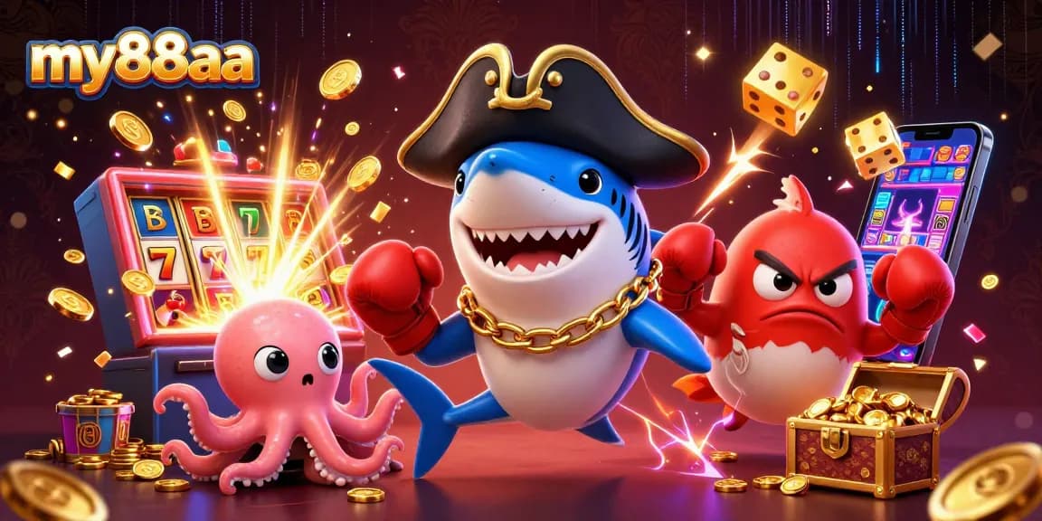 Play exciting games on my88aa with the lively characters and vibrant casino scenes.