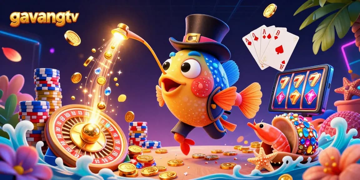 Spin the roulette and win with gavangtv—an exciting undersea casino adventure with dazzling treasures.