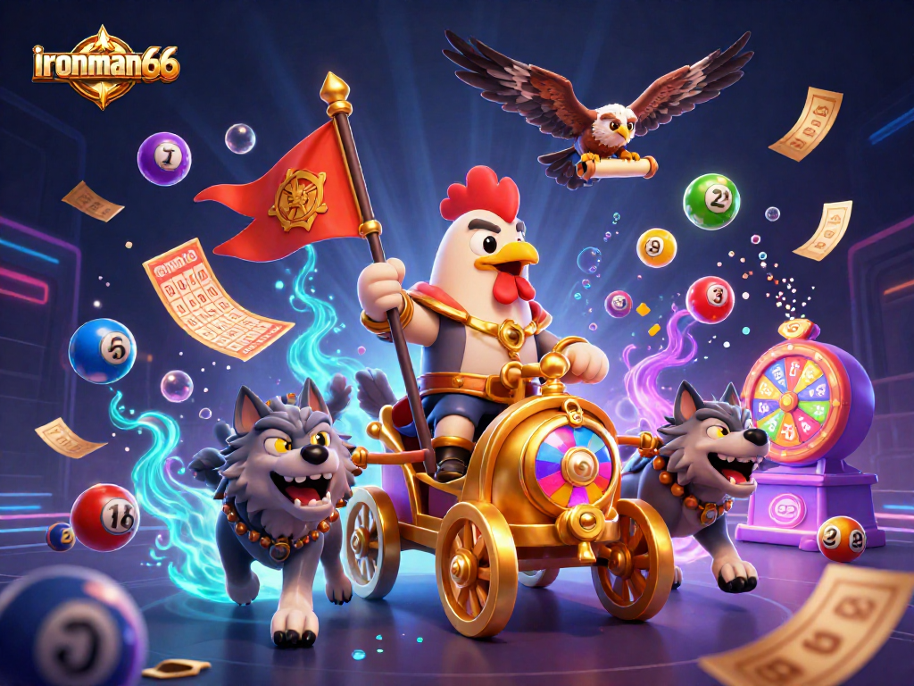 Join the action with ironman66, featuring dwarf warlords in a vibrant casino scene!
