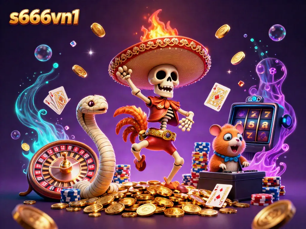 Experience the thrill of s666vn1 with an electrifying casino adventure full of vibrant characters.