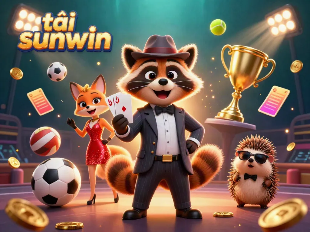 Experience the thrill of tải sunwin with this dynamic casino scene featuring charming characters and engaging game elements.