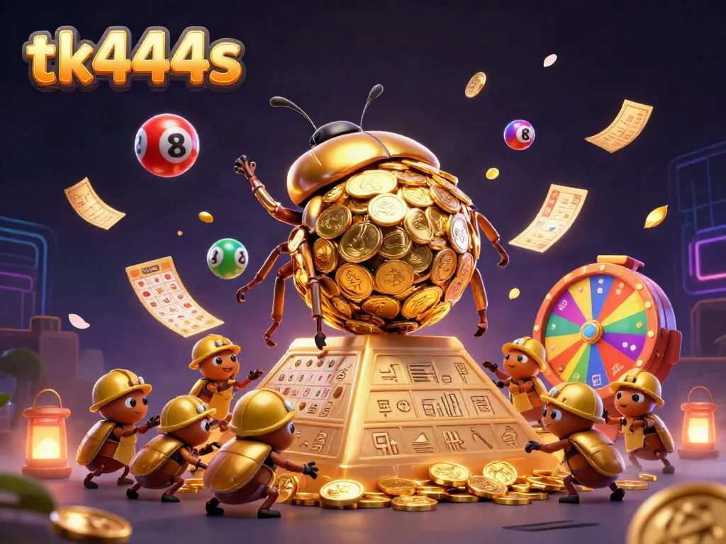 Win big with tk444s in an exciting 3D illustrated casino adventure featuring dynamic lottery elements.