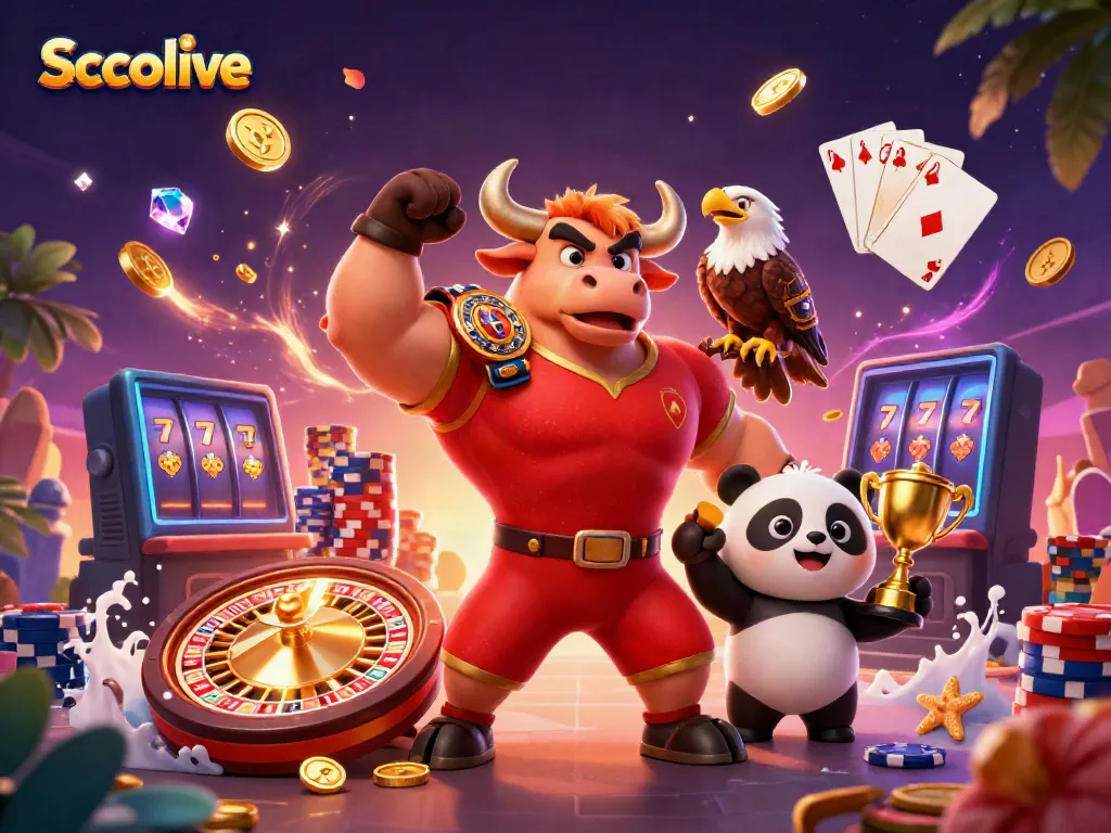 Engage with Socolive's thrilling online betting action featuring dynamic characters and casino elements.